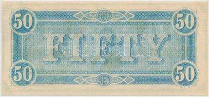 Amerikai Konföderációs Államok / Virginia / Richmond 1864. 50$ replika T:I-,II
The Confederate Stat...