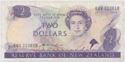 Új-Zéland 1977-1981. 2$ T:III,III- New Zealand 1977-1981. 2 Dollars C:F,VG Krause 164