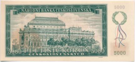 Csehszlovákia 1945. 5000K T:I
Czechoslovakia 1945. 5000 Korun C:UNC
Krause 75.a