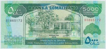 Szomáliföld 2015. 5000Sh T:I Somaliland 2015. 5000 Shillings C:UNC