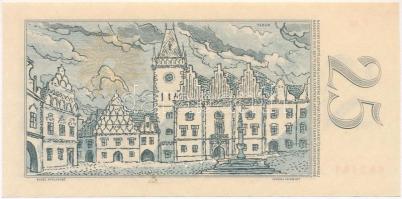 Csehszlovákia 1958. 25K "Jan Zizka" három lyukkal perforált minta T:I-
Czechslovakia 1958...