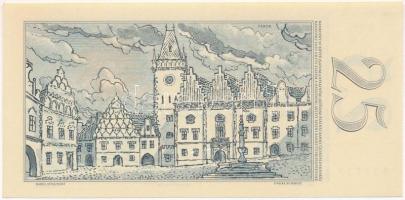 Csehszlovákia 1961 (1962). 25K "Q" sorozatjel, három lyukkal perforált minta T:I
Czechosl...