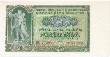 Csehszlovákia 1953. 50K T:I  Czechoslovakia 1953. 50 Korun C:UNC  Krause 85.s