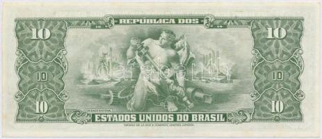 Brazília 1967. 10C "1 CENTAVO" felülbélyegzéssel T:I-
Brazil 1967. 10 Cruzeiros with &quo...