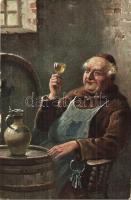 25 db régi művészlap , közte pár fotó / 25 pre-1945 art postcards with a few photos