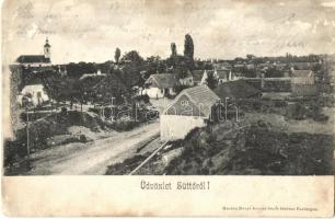 13 db régi magyar és történelmi magyar városképes lap, vegyes minőség (Dévény, Komárom, Budapest, Zs...