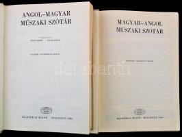 Angol-magyar, magyar-angol műszaki szótár I-II. kötet. Szerk.: Nagy Ernő, Klár János. Bp.,1983-1980,...