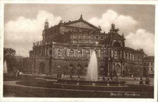 Dresden, Opernhaus / opera house, So. Stpl.