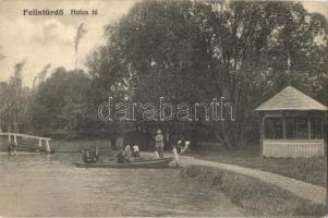 Félixfürdő, Baile Felix; Halas tó, csónakázók / lake, fishpond, rowing boat