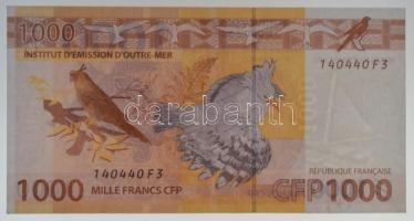 Francia csendes-óceáni Területek 2014- 1000Fr T:III
French Pacific Territories 2014- 1000 Francs C:...