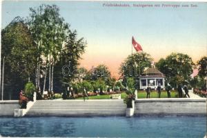 Friedrichshafen, Stadtgarten mit Freitreppe zu See / garden