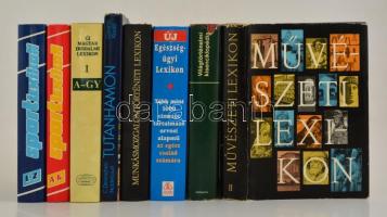 Lexikon-gyűjtemény. Egy ládányi vegyes lexikon érdekes témákkal. Pl Híres asszonyok kislexikona