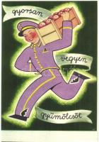 8 db RÉGI magyar gyümölcsöt reklámozó egészségügyi propaganda lap, C-vitamin táblázat a hátoldalon. ...