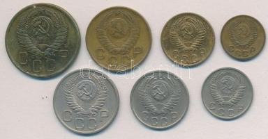 Szovjetunió 1951-1957. 1k-20k (7xklf) T:2
Soviet Union 1951-1957. 1 Kopek - 20 Kopeks (7xdiff) C:XF