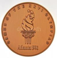 Amerikai Egyesült Államok 1996. "XXVI. Olimpia - Atlanta" fém emlékérem dísztokban (60mm) ...