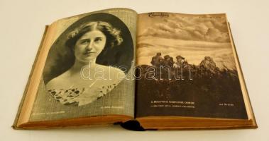 1916 Érdekes Újság, szerkeszti Kabos Ede, IV. évfolyam II. félév. Sok fényképpel illusztrálva. Kiadó...