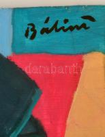 Bálint jelzéssel: Csendélet. Tempera, karton, 34×28 cm