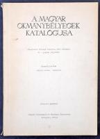 Kaptay Antal: A magyar okmánybélyegek katalógusa (Budapest, 1966)