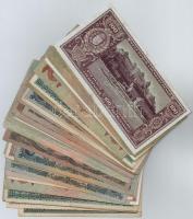 ~55db-os vegyes magyar, főleg pengő bankjegy tétel T:vegyes