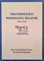 Dr. Németh Kálmán: Magyarországi marhalevél űrlapok 1790-1975, 502 old.