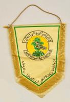 Socialist Peoples Libyan Arab Jamahiriya feliratú asztali zászló, 36×31 cm
