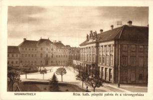 Szombathely, Római katolikus püspöki palota és a vármegyeháza