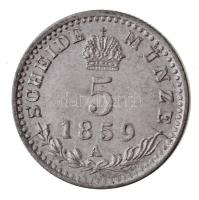 Ausztria 1859A 5kr Ag "Ferenc József" T:1-
Austria 1859A 5 Kreuzer Ag "Franz Joseph&...