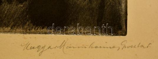 Magyar Mannheimer Gusztáv (1859-1937) - Prihoda István (1891-1956): Gyöngytyúkokra vigyázó gyerekek....