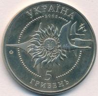 Ukrajna 2005. 5H Cu-Ni-Zn "AN-124 repülőgép" T:1
Ukraine 2005. 5 Hryven Cu-Ni-Zn "AN...