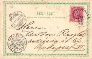 1900 Uddevalla, Kyrkan och Torget, / street tower (fl)