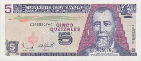 Guatemala 2006. 5Q T:I,I- Guatemala 2006. 5 Quetzales C:UNC,AU