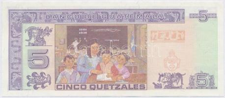 Guatemala 2006. 5Q T:I,I-
Guatemala 2006. 5 Quetzales C:UNC,AU