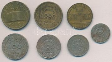 Brazília 1938-1940. 100R-1000R (6xklf) T:2,2- Brazil 1938-1940. 100 Reis - 1000 Reis (6xdiff) C:XF,VF