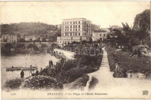 Beaulieu, La Plage et lHotel Panorama / beach, hotel (EK)