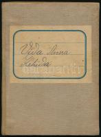 1911 Munkás igazolvány (Vida Anna, Kehida Zala), jó állapotban, 54 p.