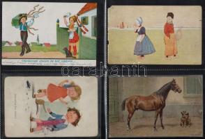 Gyűjtemény: üdvözlőlapok benne sok húsvéti, motívumok, kevés városkép, részben 50-es évek, közel 280...