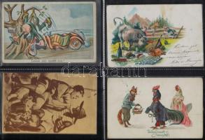 Gyűjtemény: üdvözlőlapok benne sok húsvéti, motívumok, kevés városkép, részben 50-es évek, közel 280...