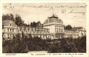 1928 Budapest II. Szent Lukács fürdő