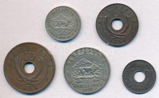 Kelet-Afrika / Brit gyarmat 1928-1952. 1c-1Sh (5xklf) T:2,2-
East Africa / British colony 1928-1952...