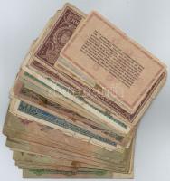 Vegyes: 45db-os pengő bankjegy tétel T:III-IV