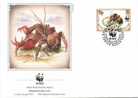 1993 WWF Rák 4 FDC Mi132-135