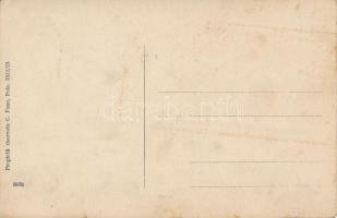 Wer ihn zieht - zahlt einem Liter / K.u.K. Kriegsmarine mariner humour art postcard. C.Fano 1912/13....