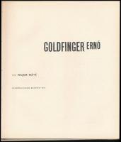 Major Máté: Goldfinger Ernő. Architektúra. Bp., 1973, Akadémiai Kiadó. Gazdag fekete-fehér képanyagg...