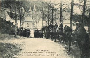 Dauphiné, Couvent de la Grande Chartreuse, Expulsion des Péres Chartreux / Convent of the Great Chartreuse,  Expulsion of the Péres Chartreux (EK)