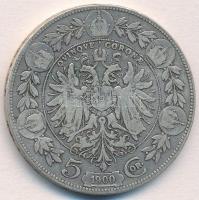 Ausztria 1900. 5K Ag "Ferenc József" T:2-,3 
Austria 1900. 5 Corona Ag "Franz Joseph...