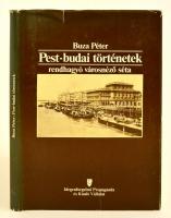 Buza Péter: Pest-budai történetek. Rendhagyó városnéző séta, Bp., 1983, Idegenforgalmi Propaganda és Kiadó Vállalat. Kiadói egészvászon-kötésben, kissé szakadt kiadói papír védőborítóban.