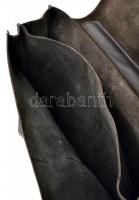 Wagner bőr aktatáska, 41×39×5 cm