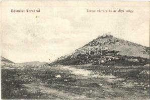 Torna, Turna nad Bodvou, Turnau; Várrom, Áji (Ályi) völgy / castle ruins, valley / Zámok, Hájska dolina (fl)