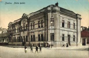Zsolna, Zilina; Postahivatal, Schwarcz Vilmos kiadása / post office (EB)