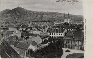 1903 Versec, Werschetz, Vrsac; látkép. Kiadja Hammerschmidt Károly / general view (EK)